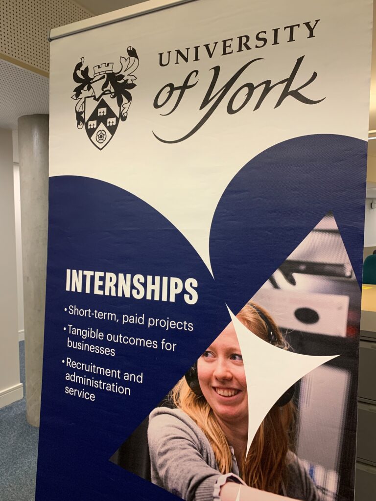 University of York roller banner